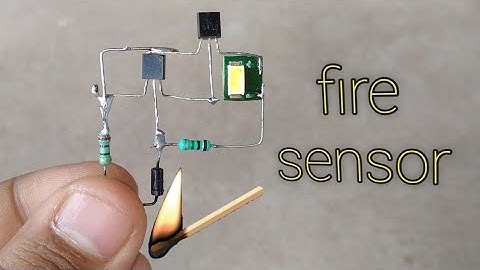 How To Make Fire Sensor Using Diode