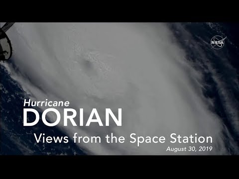 Views of Hurricane Dorian from the International Space Station - August 30, 2019