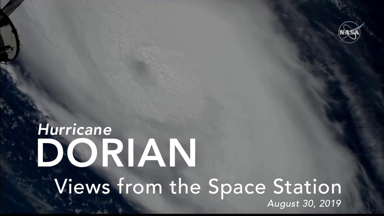 storm radar Views of Hurricane Dorian from the International Space Station - August 30, 2019