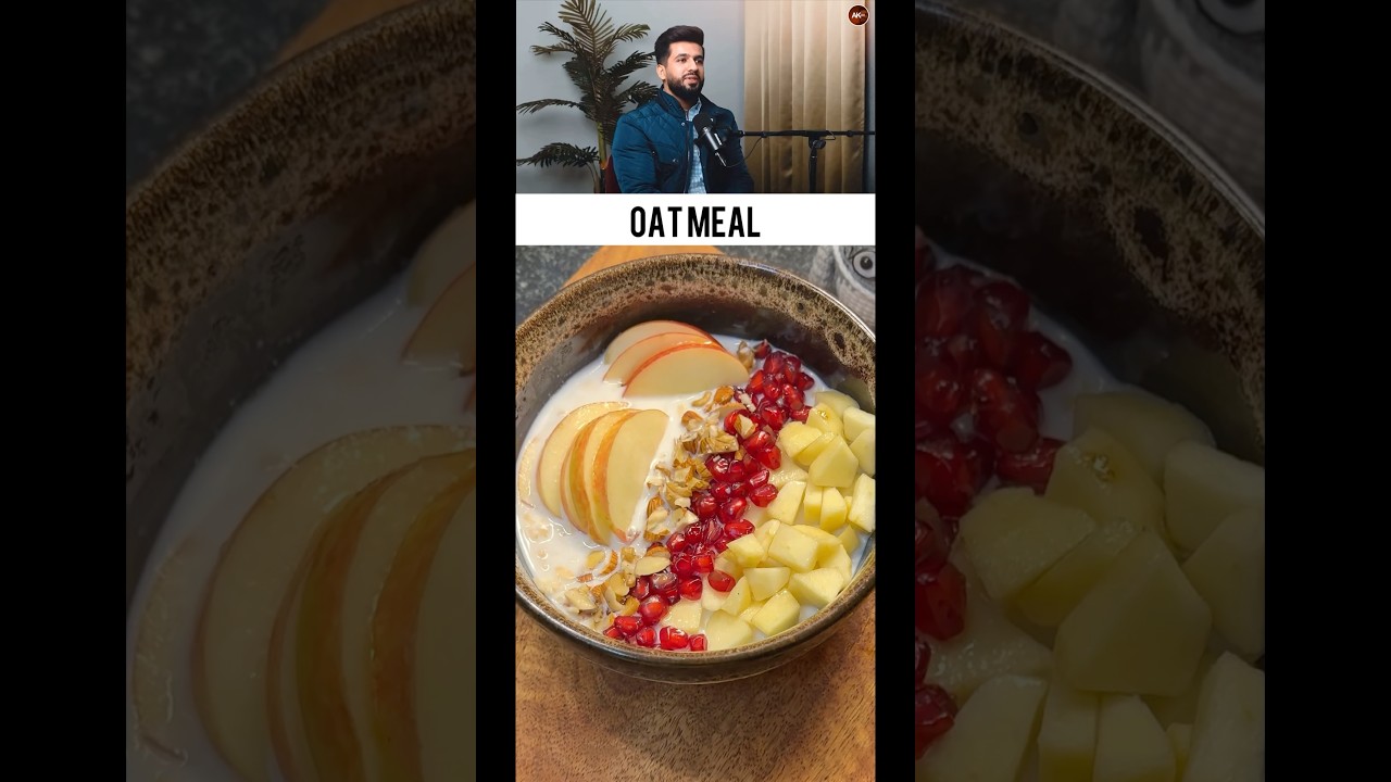 Bowl of oats, bowl of goals 🥣✨Perfect for weightloss journey #oatmeal #weightloss #healthy #oats