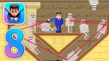 Mr Bullet - Gameplay Walkthrough Part 8 Chapter 18-19-20 (Android, iOS Gameplay)