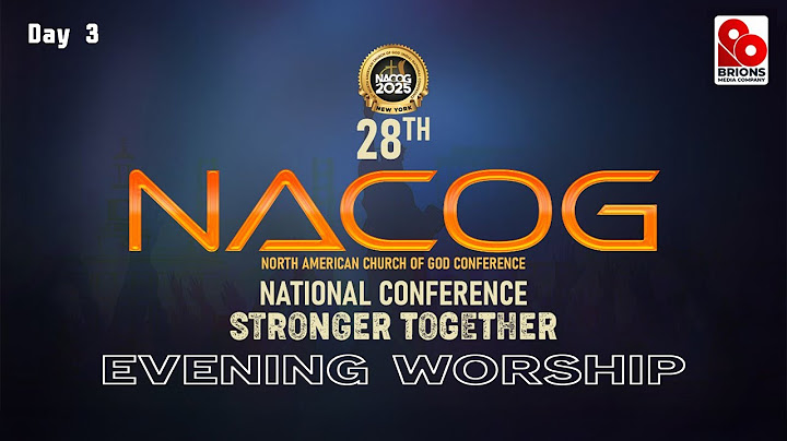 28th NACOG Family Conference | Day 3 - Evening Worship | 12.07.2025 | #brionsmediacompany #bmc