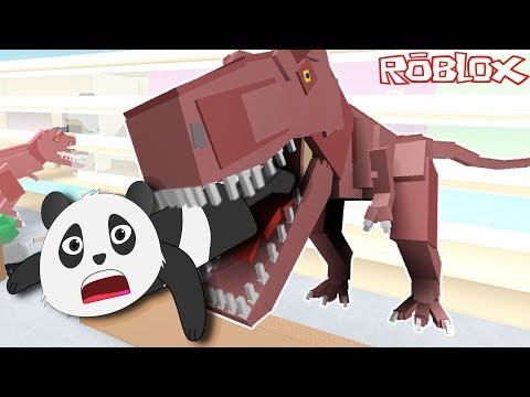 Panda Dinozorlu Okuldan Kaçıyor!! - Roblox Escape School Dinosaur Obby