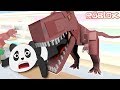 Panda Dinozorlu Okuldan Kaçıyor!! - Roblox Escape School Dinosaur Obby