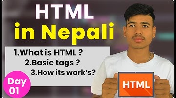 HTML for Beginners in Nepali 🇳🇵_What is Html || #Day 1 ||