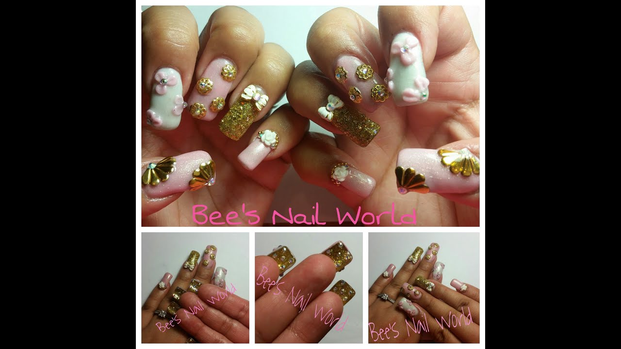 How To Do K A Boo Glitter Bottom Bling Nails You