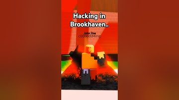 Hacking Brookhaven.. #roblox #brookhaven #hacker #c00lkidd #shorts