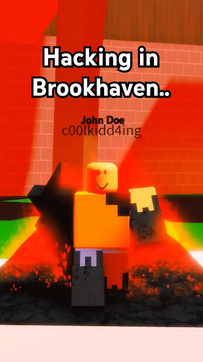 Hacking Brookhaven.. #roblox #brookhaven #hacker #c00lkidd #shorts