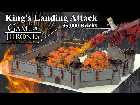 Lego MOC The Attack King's Landing 35,000 | Game Of Throne - YouTube