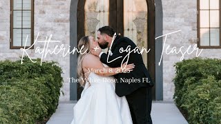 Katherine & Logans Wedding Teaser The White Rose Naples, Fl Elegant & Timeless Love