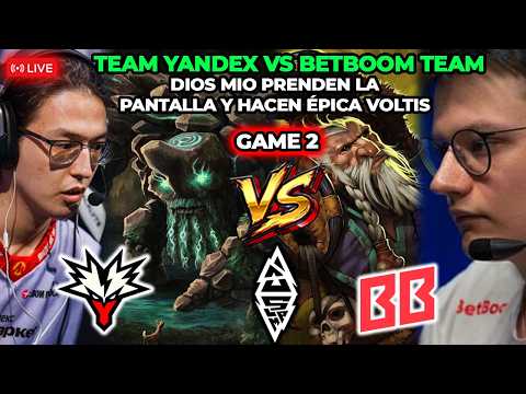 PRENDEN LA PANTALLA Y HACEN ÉPICA VOLTIS😱TEAM YANDEX VS BETBOOM TEAM GAME 2⚔️BLAST SLAM VIII🏆