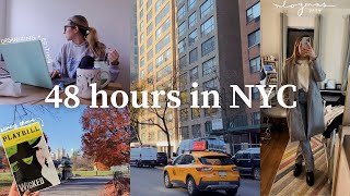 spend 48 hours with me in New York City | organizing my apartment, seeing Wicked, upper east side