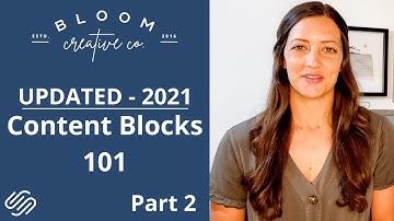 Squarespace Content Blocks - Build Your Site Part 2