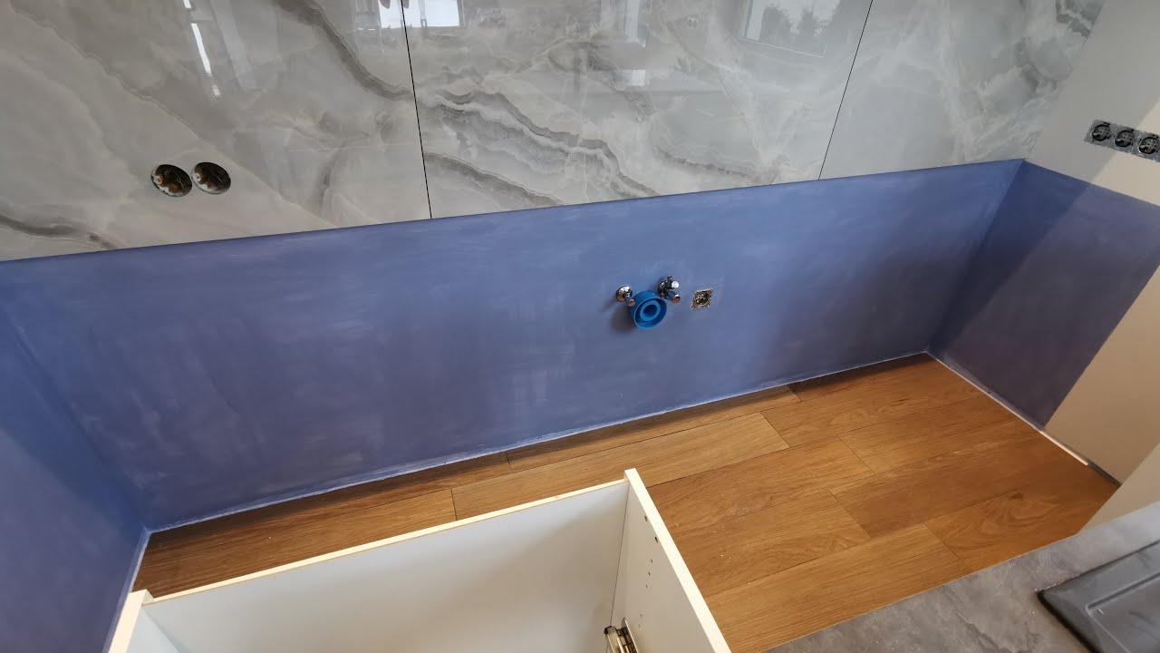 Безопасная вода на кухне. Начало цикла. Гипсокартонная стена - YouTube