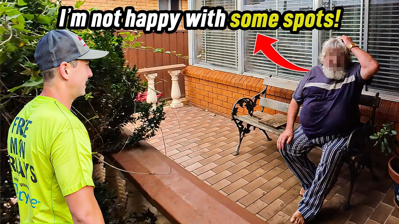 Elderly man CONFRONTS me after the mow…he had a BONE to pick with Me!