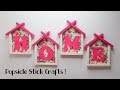 Ide Kreatif Stik Es Krim HIASAN DINDING HOME ! Wall decor popsicle stick crafts | Wall hanging