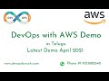 DevOps with AWS Latest Demo in Telugu| April 2021 | Contact - 91- 9010470520 | Real Time Training