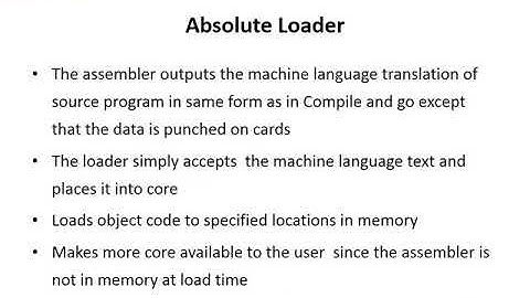 general loader scheme
