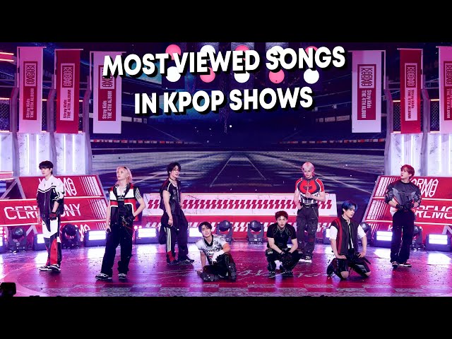 TOP 100] MOST VIEWED SONGS IN KPOP SHOWS IN 2025 - AUGUST