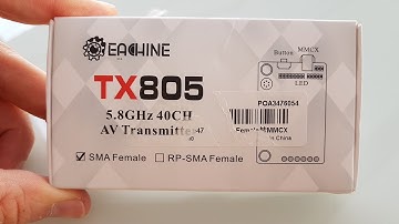 Eachine TX805 25mW 500m range test on X21