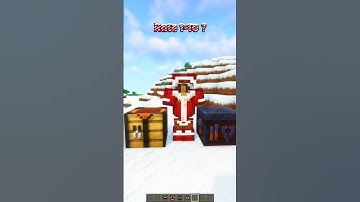 Santa Armour 🎅 Tutorial | Minecraft #minecraft #shorts