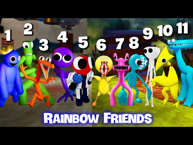 Friday Night Funkin' VS Rainbow Friends Chapter 2 Pink, Orange, Blue Roblox  (FNF Mod/Hard) 