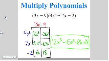 Algebra 7-7 Part 2: Multiplying Polynomials