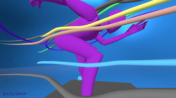 Oculus quest 2 inline skating tutorial about draft and position