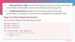 How To Implement Readwrite Buffering With Getc And Putc In C