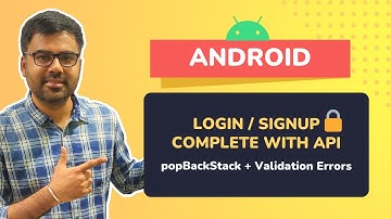 Android Login/Signup Complete Implementation with Navigation | CheezyCode (Hindi)