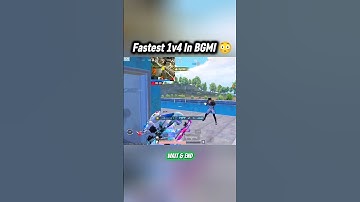 “Too Quick To Handle! 1v4 Clutch ⚡😳” #1v4Clutch #InsaneClutch #BGMI #Shorts