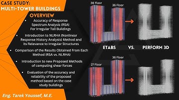 Introduction to Seismic Analysis through a Case Study of Irregular Multi-Tower Buildings