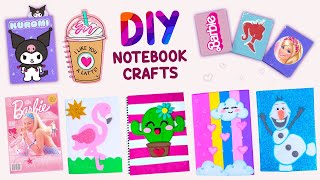 12 DIY NOTEBOOK IDEAS - Handmade Notebooks - Notebook Cover Ideas - Back To School Hacks