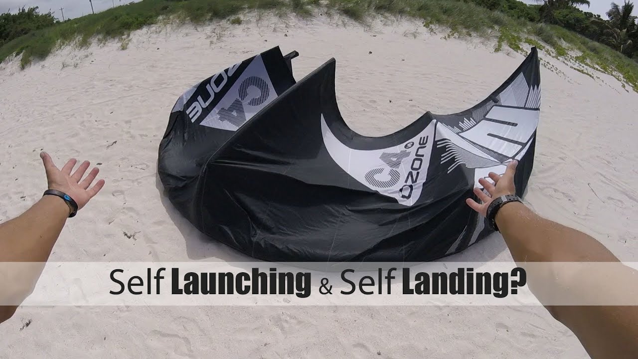Kiteboarding How To Self Launch and Self Land? Free Kitesurfing