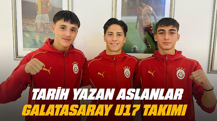 🦁 Tarih Yazan Aslanlar | Galatasaray U17 Takımı ve Antrenörleri