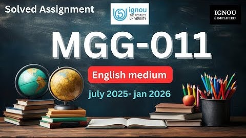 Mgg-011solved assignment july2025--jan2026 , mgg 011 solved assignment jan 2026 , jul 205 , mgg-011