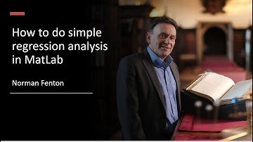 How to do simple regression analysis in MatLab