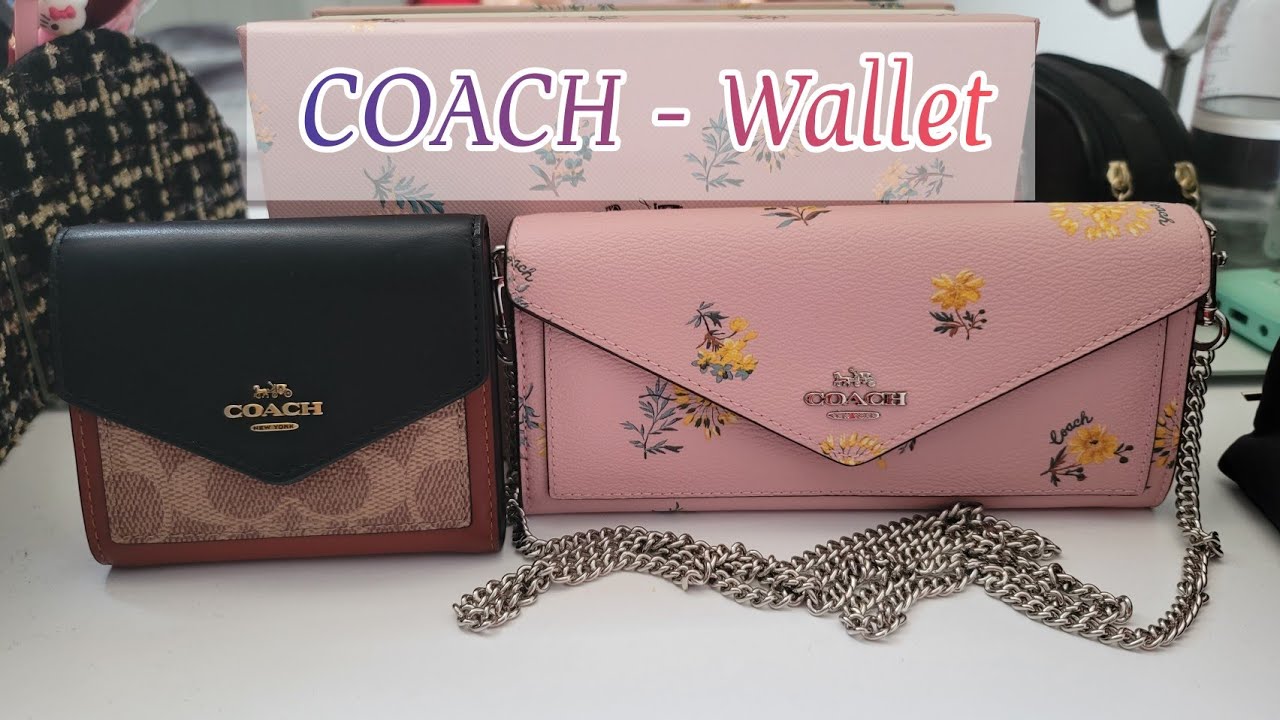 coach envelope mini wallet