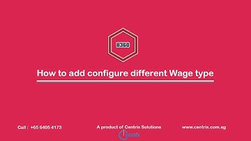 how to add configure different Wage type?