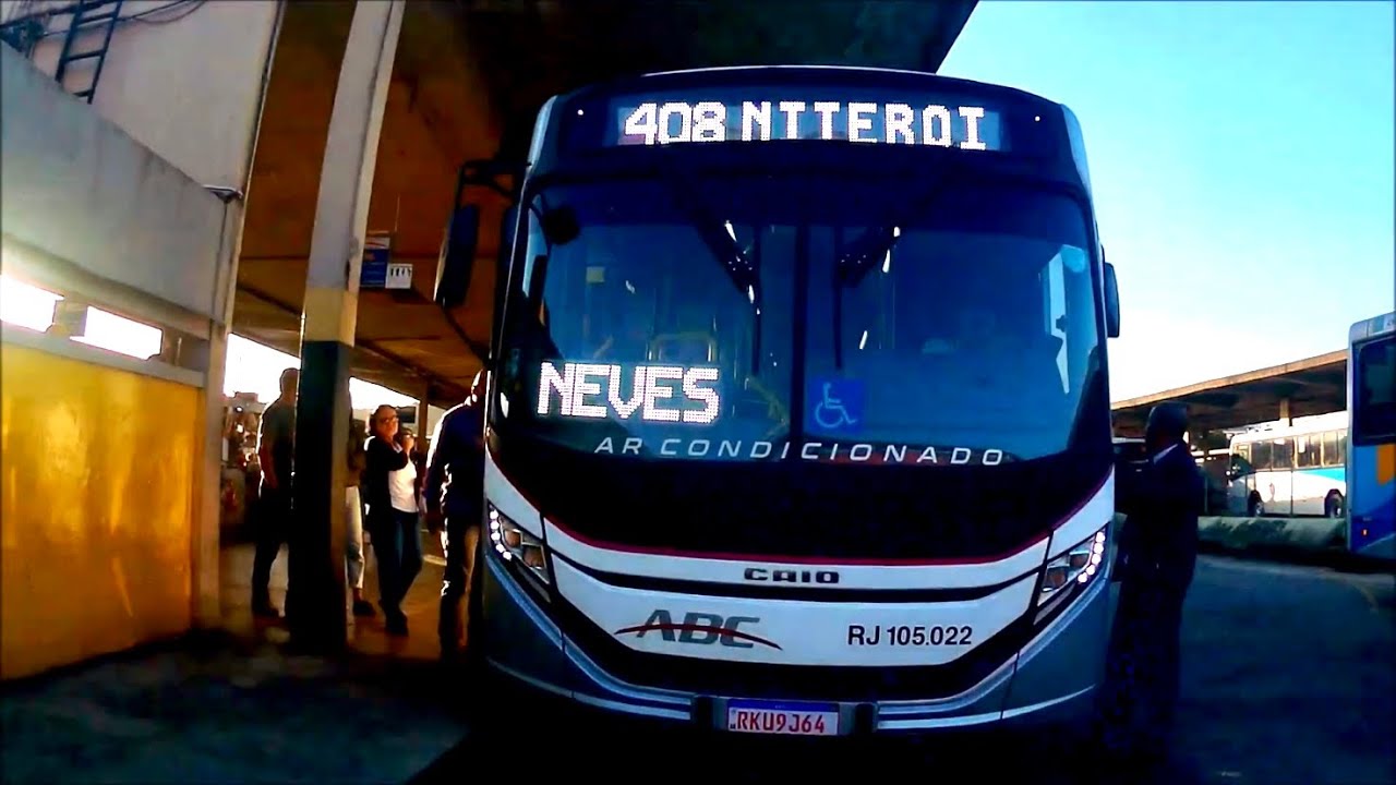 Linha 408 | De Niterói a Alcântara (Trajeto completo) - Auto Viação ABC