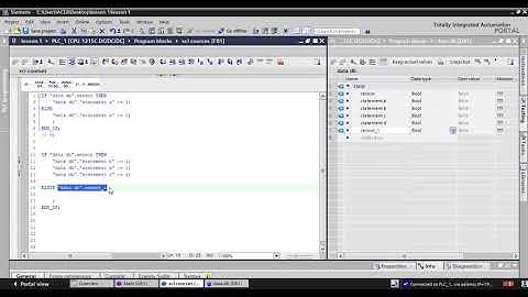 Siemens TIA Portal PLC: SCL course 02 - IF condition