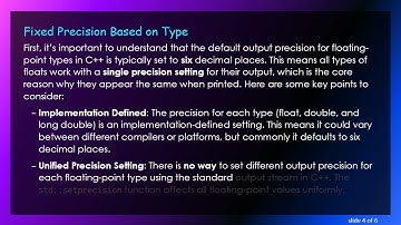 Understanding Why std::cout Prints Floats, Doubles, and Long Doubles with the Same Decimal Precision
