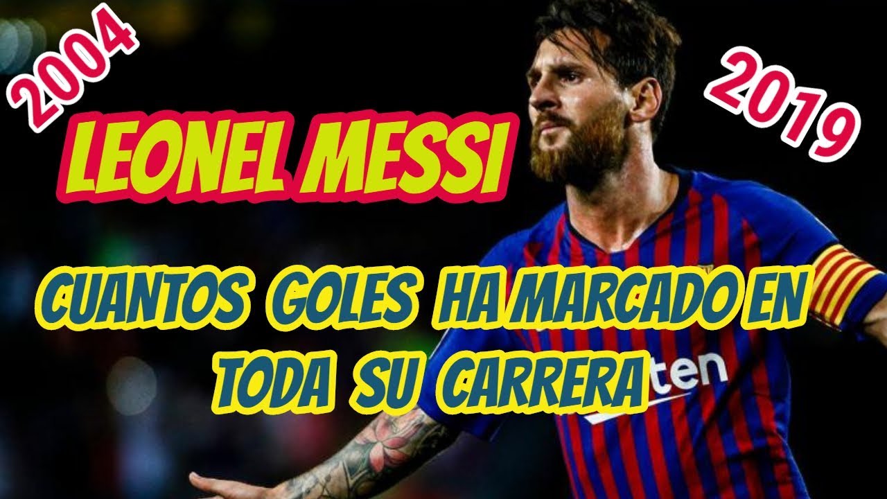 Arriba 85+ imagen cuántos goles ha hecho messi en toda su carrera ...