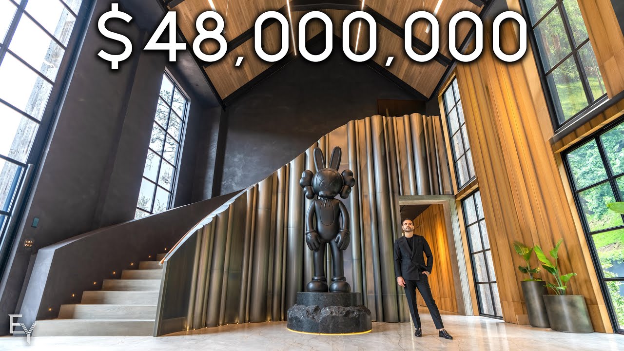 Inside a 48000000 Beverly Hills MODERN BARNHOUSE Filled with Expensive Art