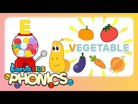 Phonics Word - Episode &amp;#<strong>39</strong>;VEGETABLE&amp;#<strong>39</strong>; | Alphabet Play | Kids English <strong>Study</strong> | LarvaKids <strong>Study</strong> | KIDS