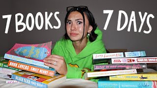 I read 7 romance books in 7 days...