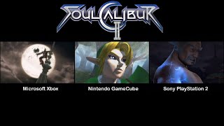 SoulCalibur II | Intro Comparison | Xbox + GameCube + PlayStation 2