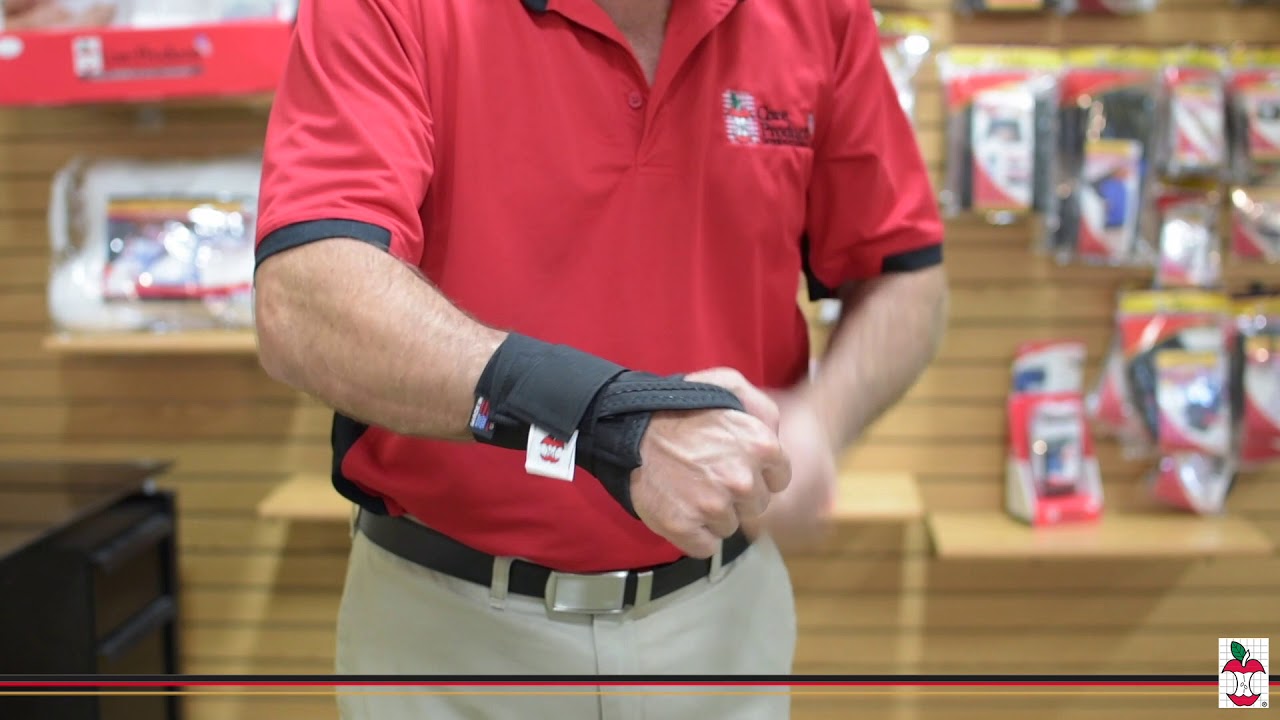 Core Elastic Wrist Brace With Flexible Stays YouTube