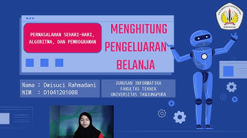 Tugas/Ujian Mahasiswa #3 : Algoritma dan Pemrograman Menghitung Pengeluaran Belanja