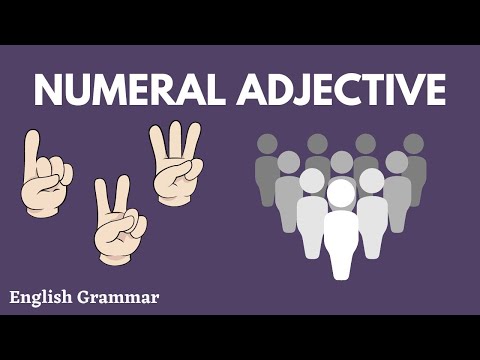 Numeral Adjective | Adjectives of numbers | Types of Numeral adjectives